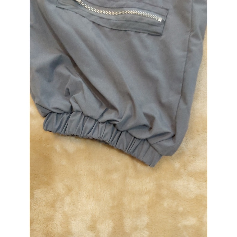 Harper & Ivy Cargo Jogger Pants Womens S Gray Blue Parachute Utility Y2K - Picture 2 of 16